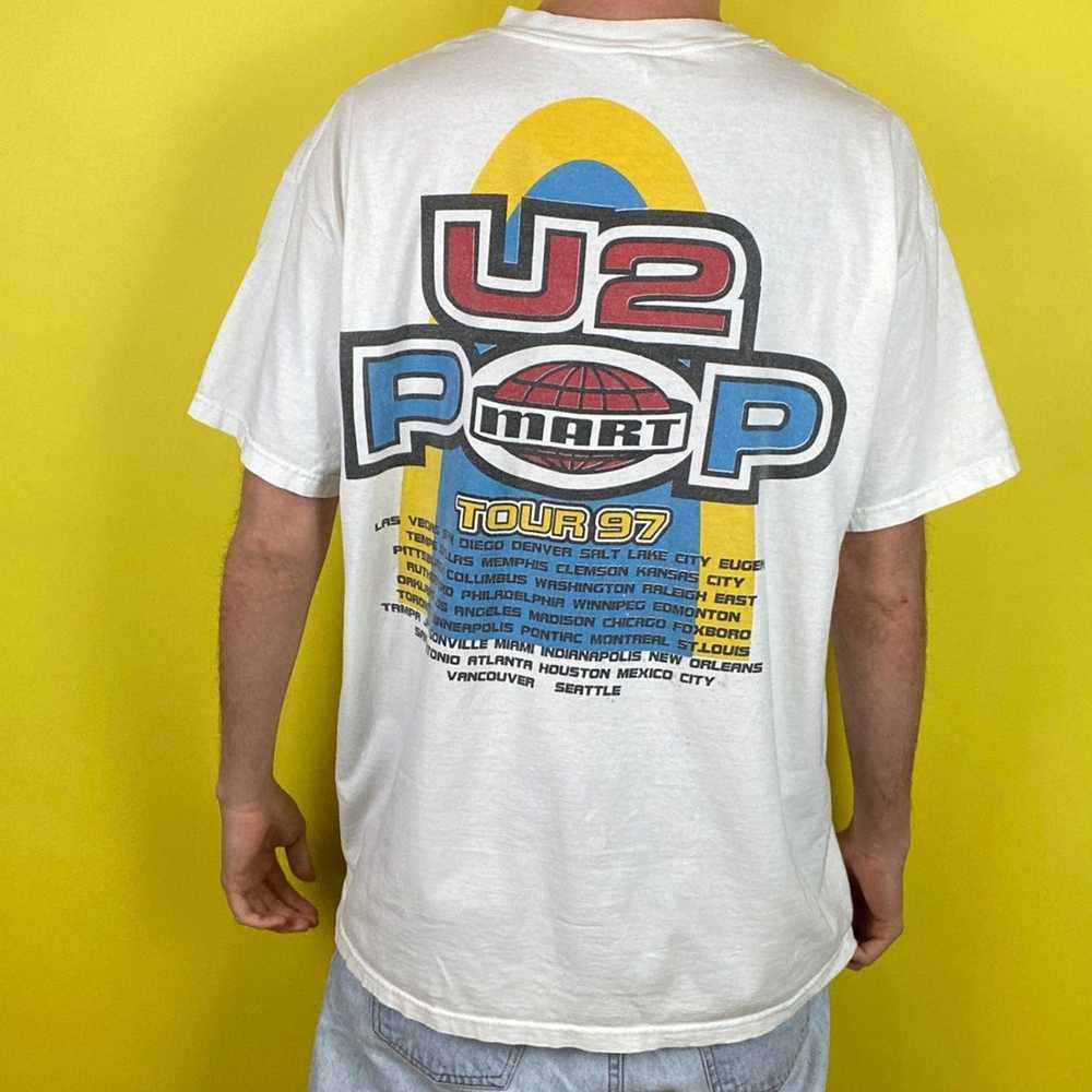 Band Tees × Vintage 1997 Vintage U2 Popmart Tour … - image 2