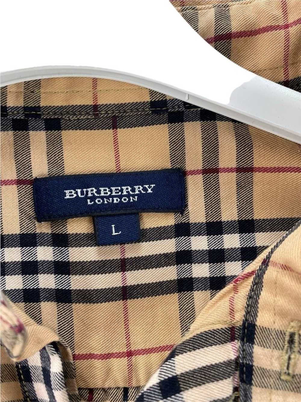 Burberry × Vintage Burberry Full print Shirt Nova… - image 4