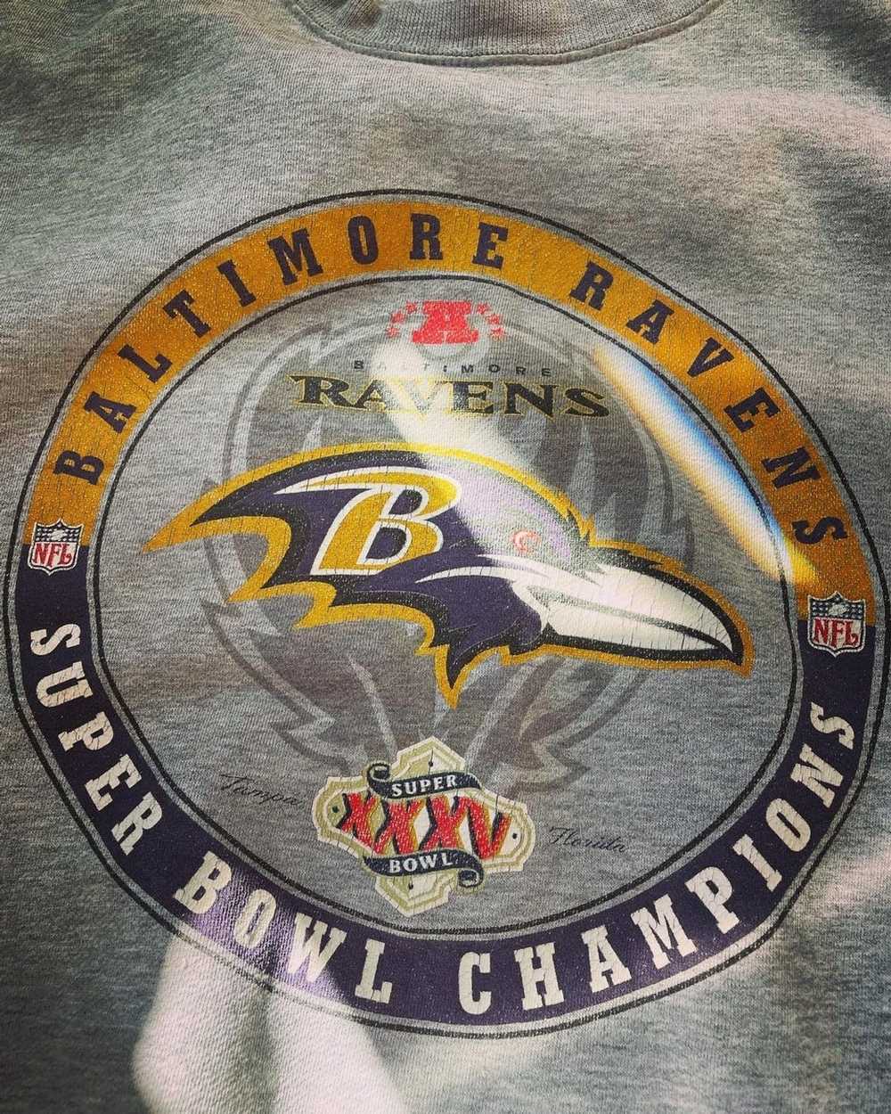 Nike Baltimore Ravens 2000 Champions Gray Nike Cr… - image 2