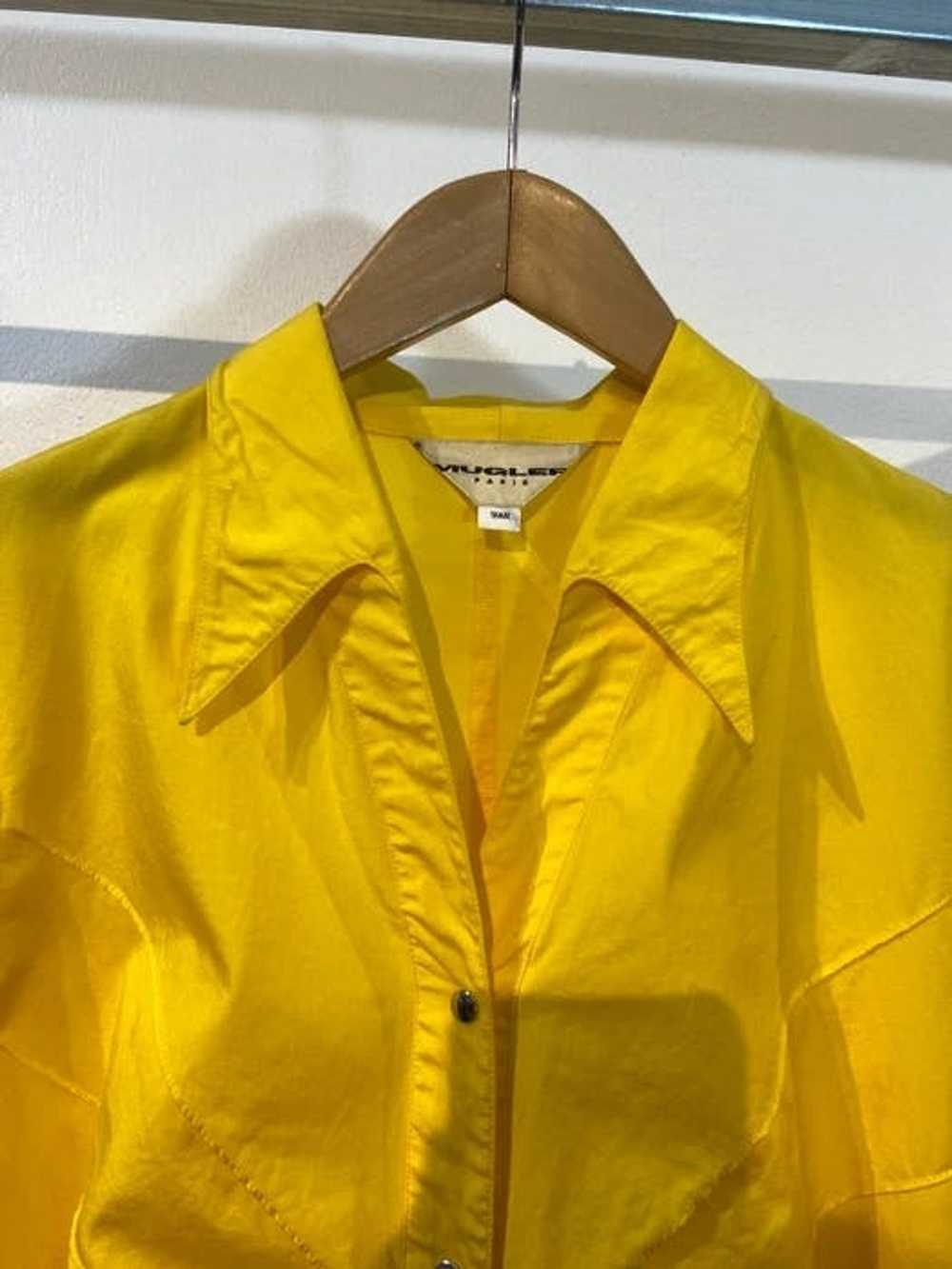 Thierry Mugler Mugler yellow Shirt - image 11