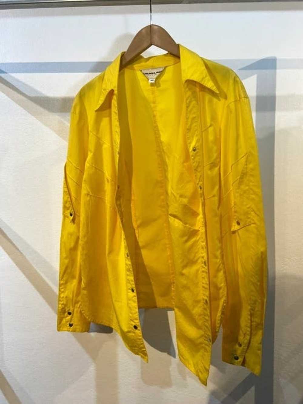 Thierry Mugler Mugler yellow Shirt - image 4