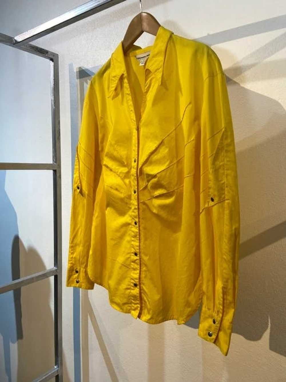 Thierry Mugler Mugler yellow Shirt - image 7