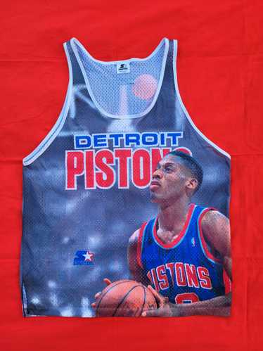 90s Hot Starter Dennis Rodman Detroit Pistons Fani