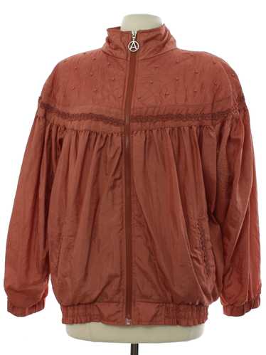 1980's Adolfo Womens Nylon Zip Jacket - image 1