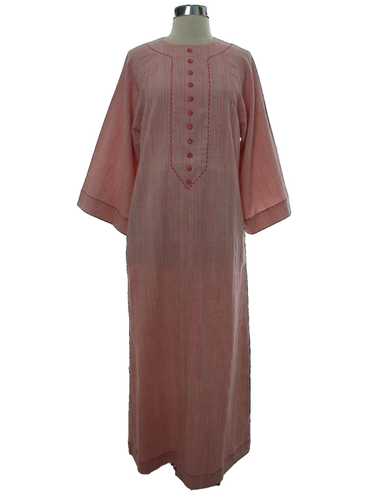 1960's Hippie Maxi Caftan Dress