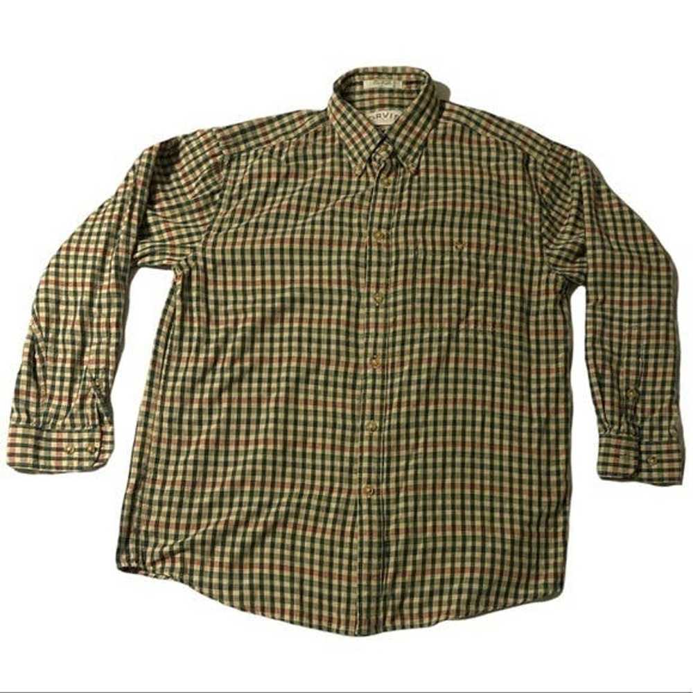 Orvis Orvis Cotton Button Up Checkered Plaid Spor… - image 1