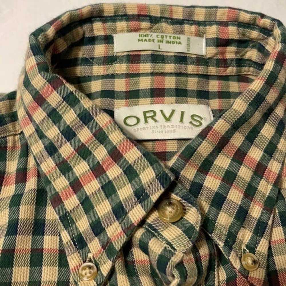 Orvis Orvis Cotton Button Up Checkered Plaid Spor… - image 2