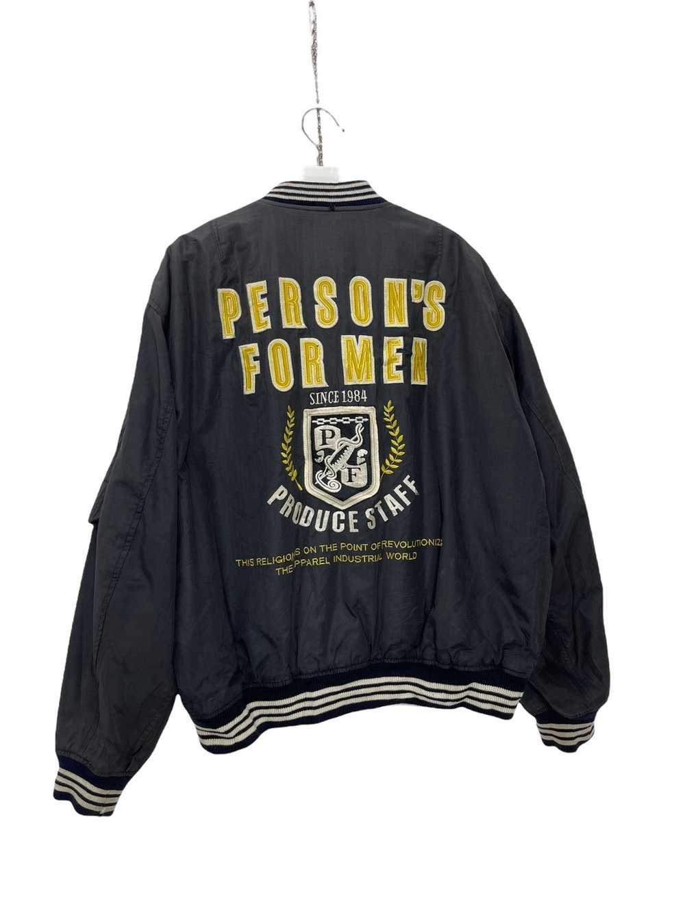 Person's × Vintage Vtg Person’s Reversible Bomber… - image 1