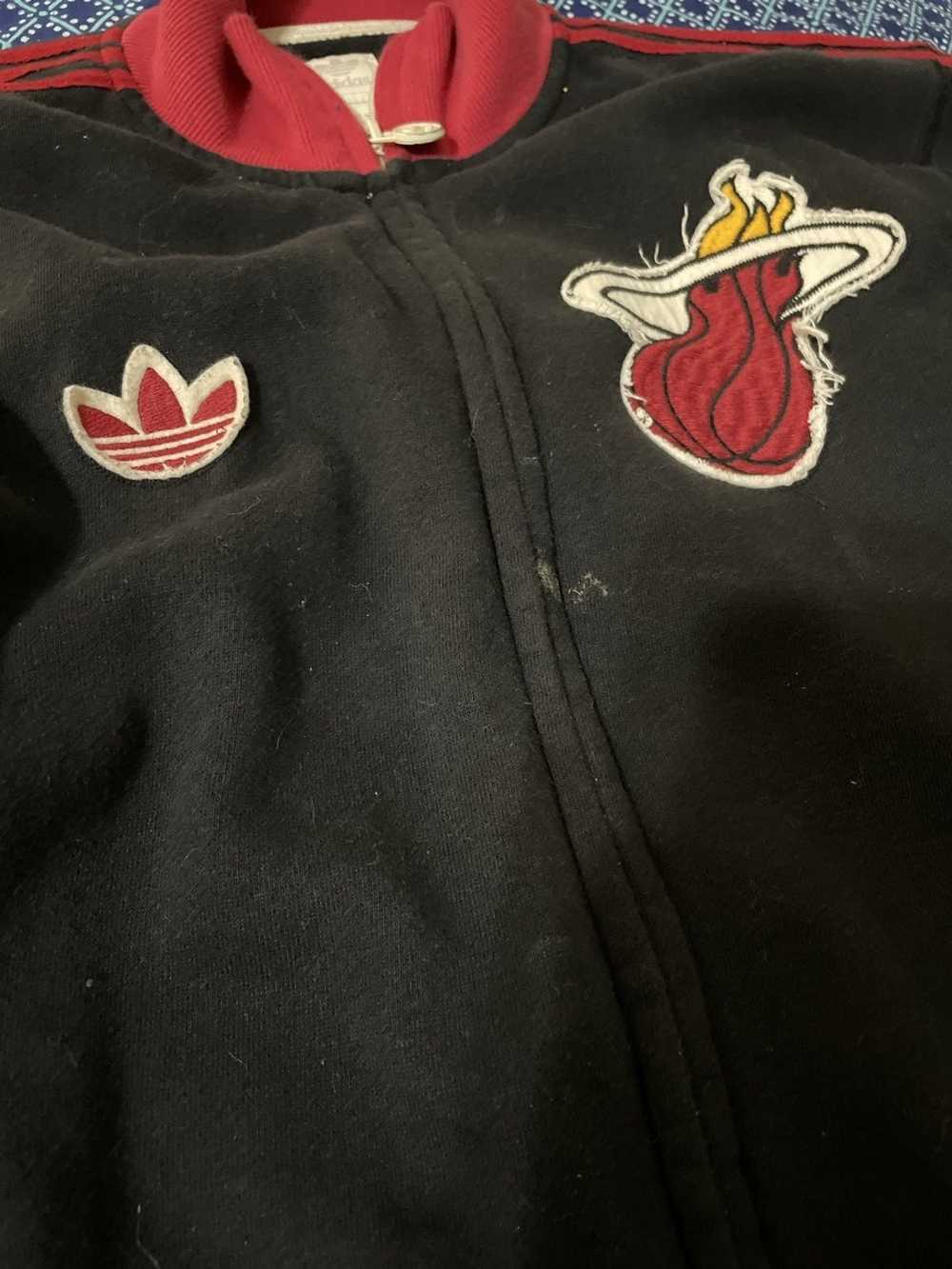 Adidas × Vintage Vintage Adidas Miami Heat Jacket - image 2