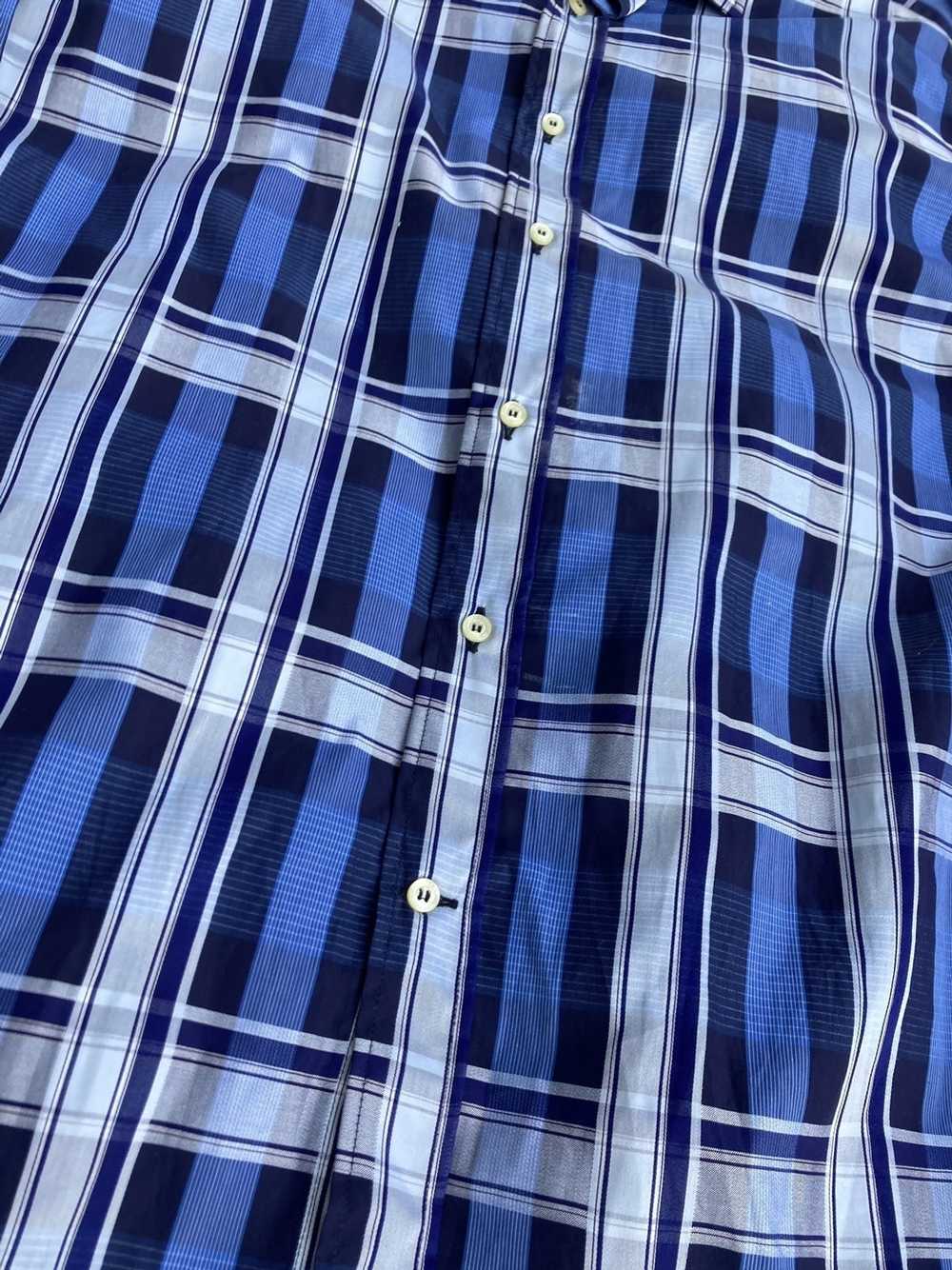 Designer × Etro × Luxury Etro Flannel Pattern But… - image 4