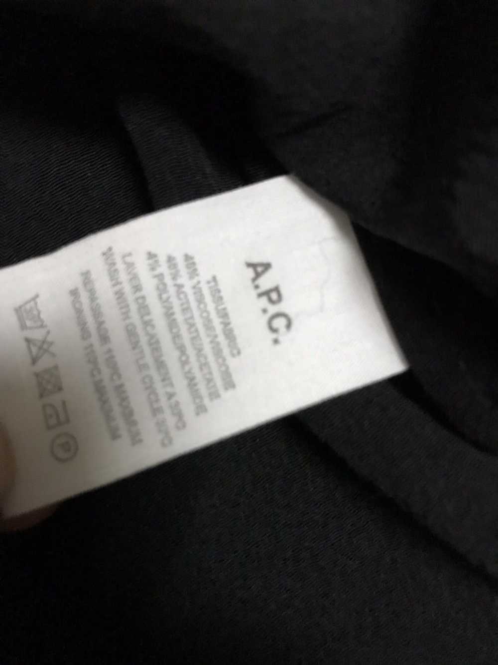 A.P.C. Apc Half button viscose shirt small medium - image 4