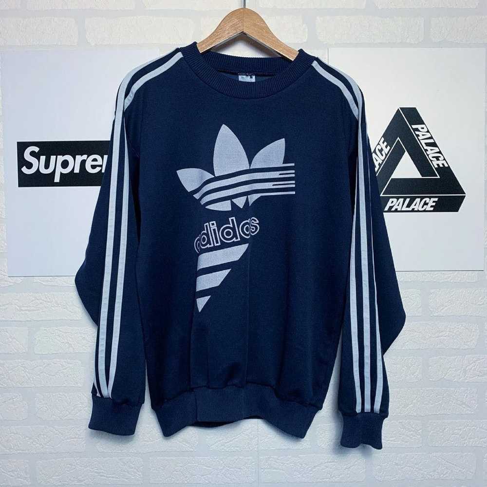 Adidas Vintage retro crewneck jumper sweatshirt A… - image 1