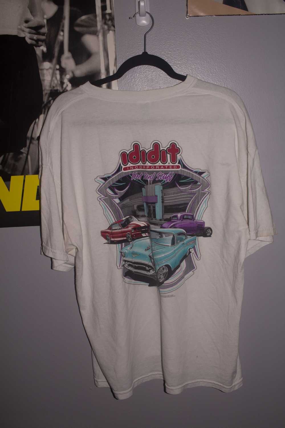 Racing × Vintage Y2k Ididit Hot Rod T-Shirt (Must… - image 4