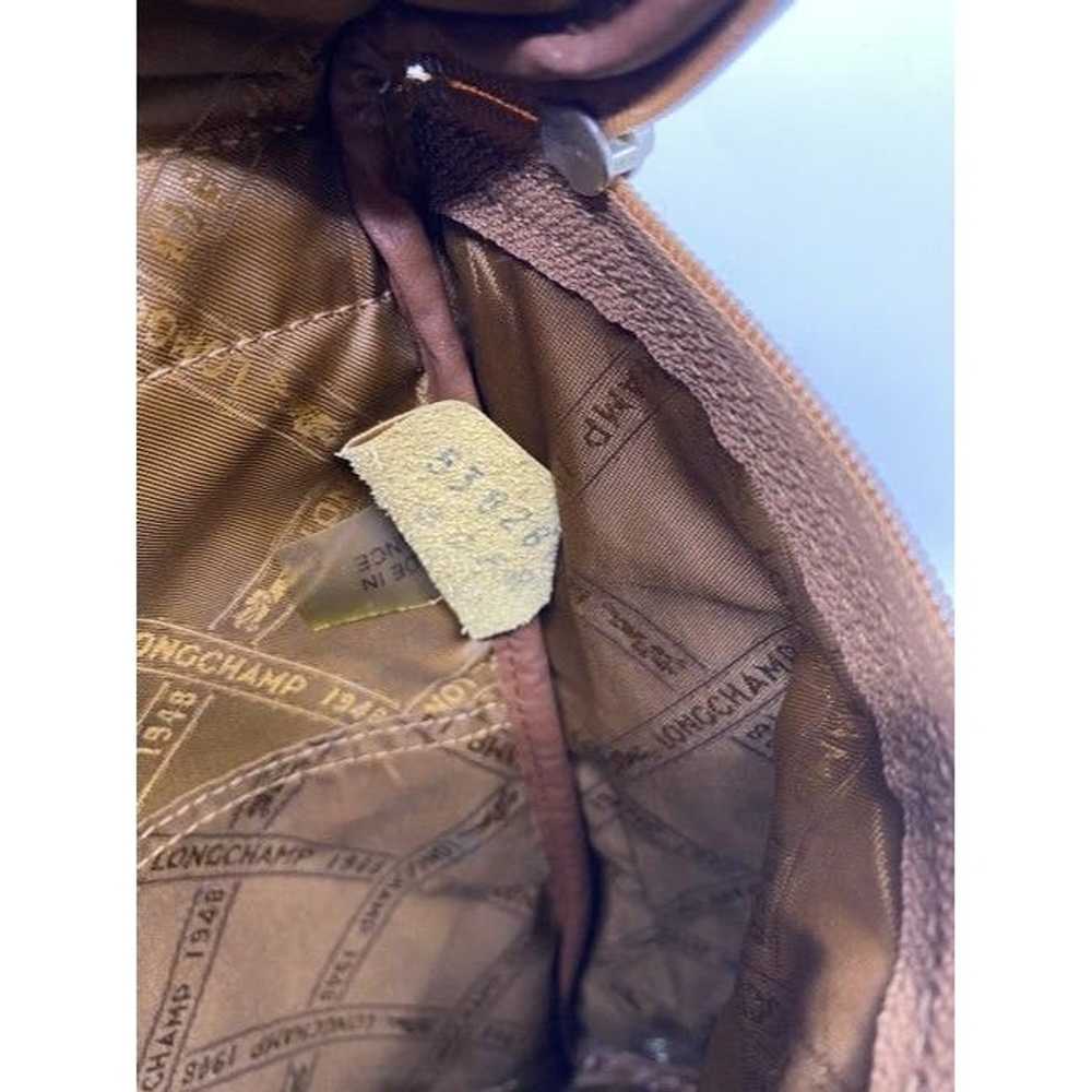 Longchamp Longchamp Extra Back Pocket Brown Leath… - image 10