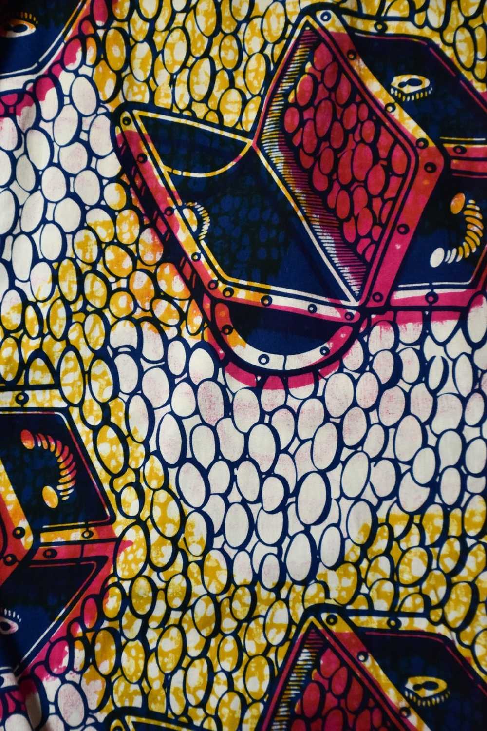 Vintage African Dashiki Tribal Traditional Shirt - image 4