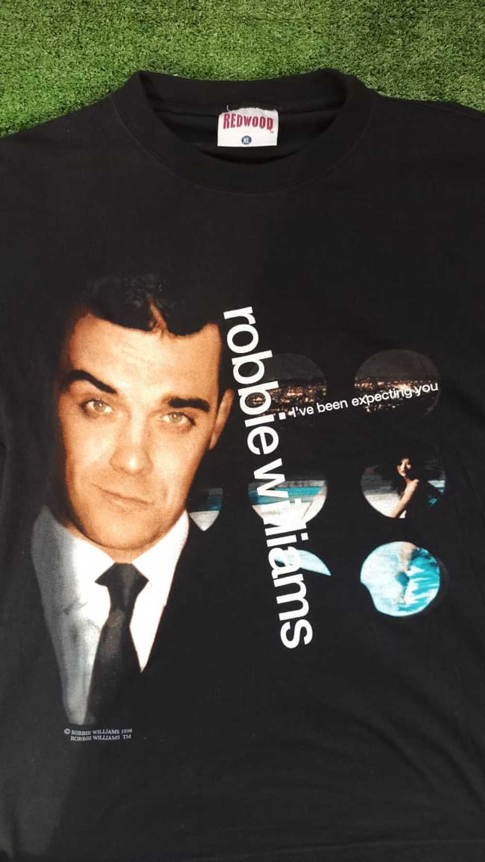 Robbie williams Redwood 1998 vintage tshirt - image 3