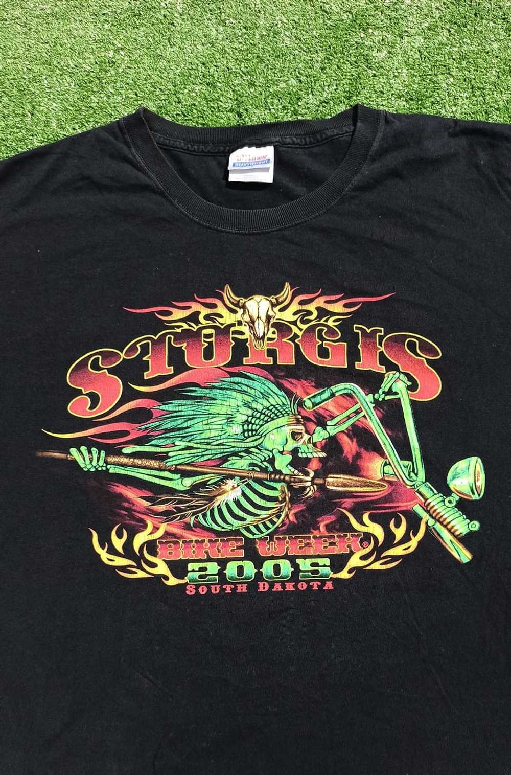 Sturgis bike week 2005 vintage tshirt - image 3