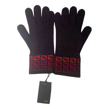Fendi wool gloves with - Gem
