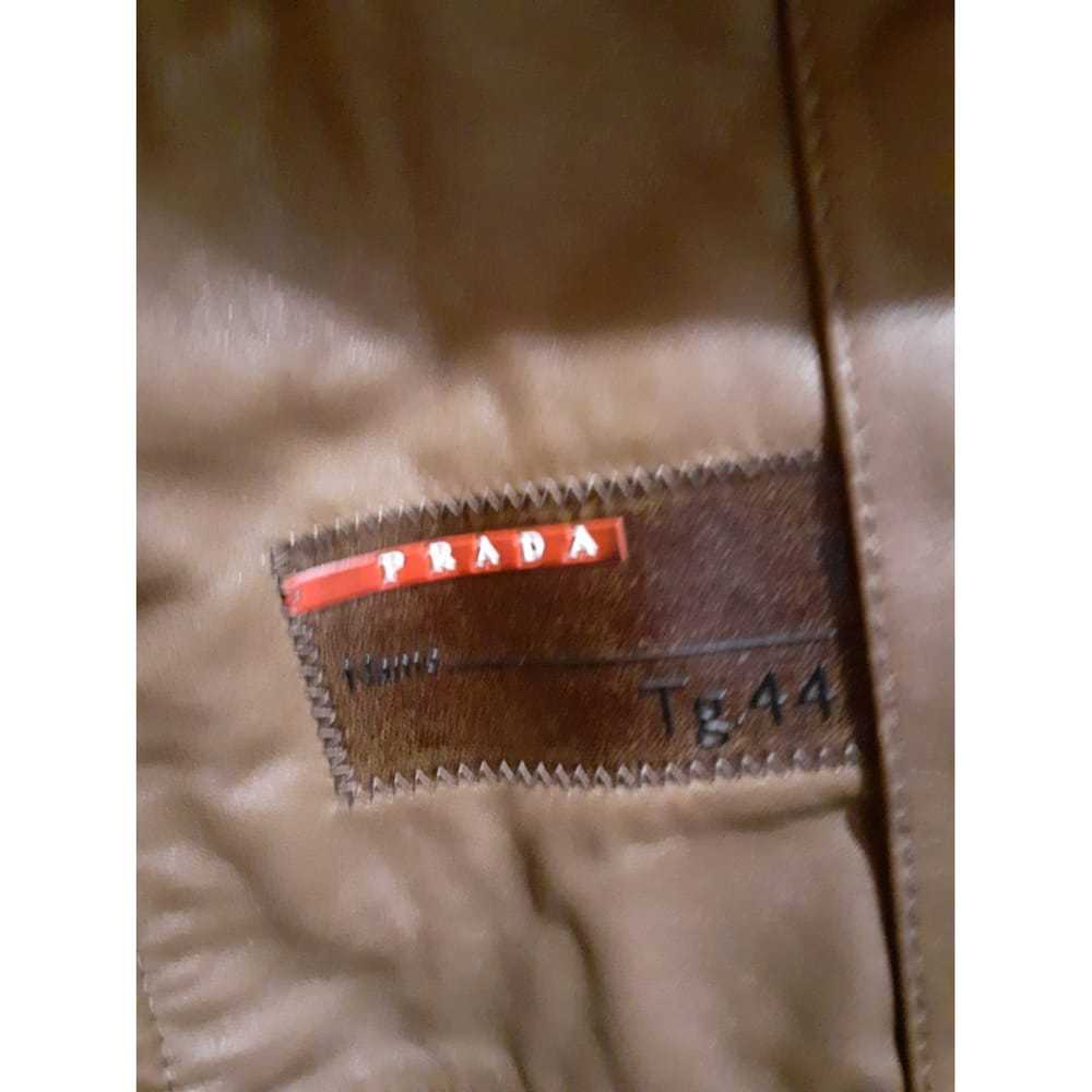 Prada Leather biker jacket - image 5