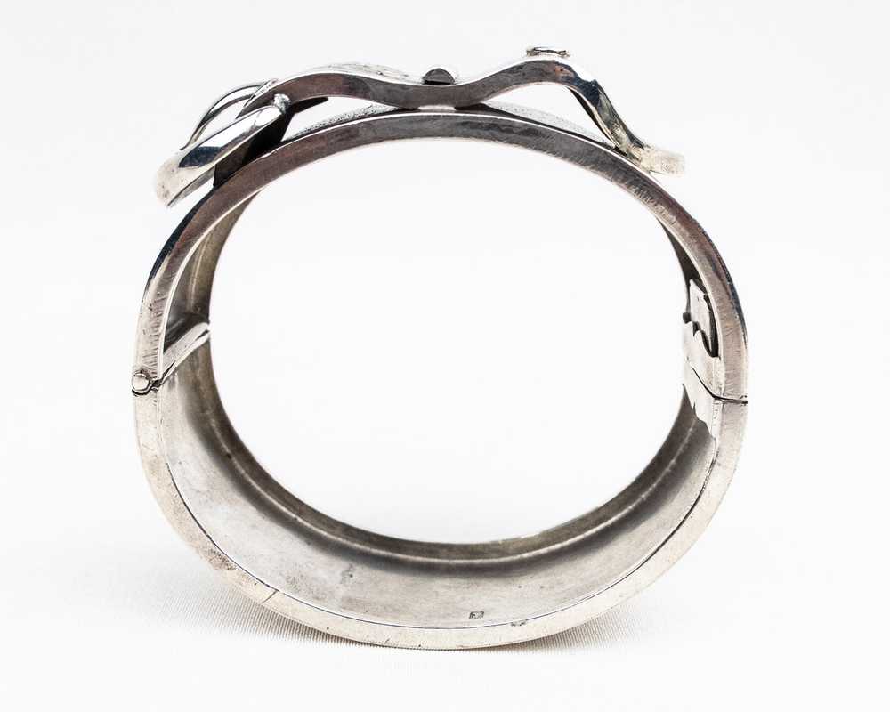 Victorian Engraved Buckle Bangle - image 2