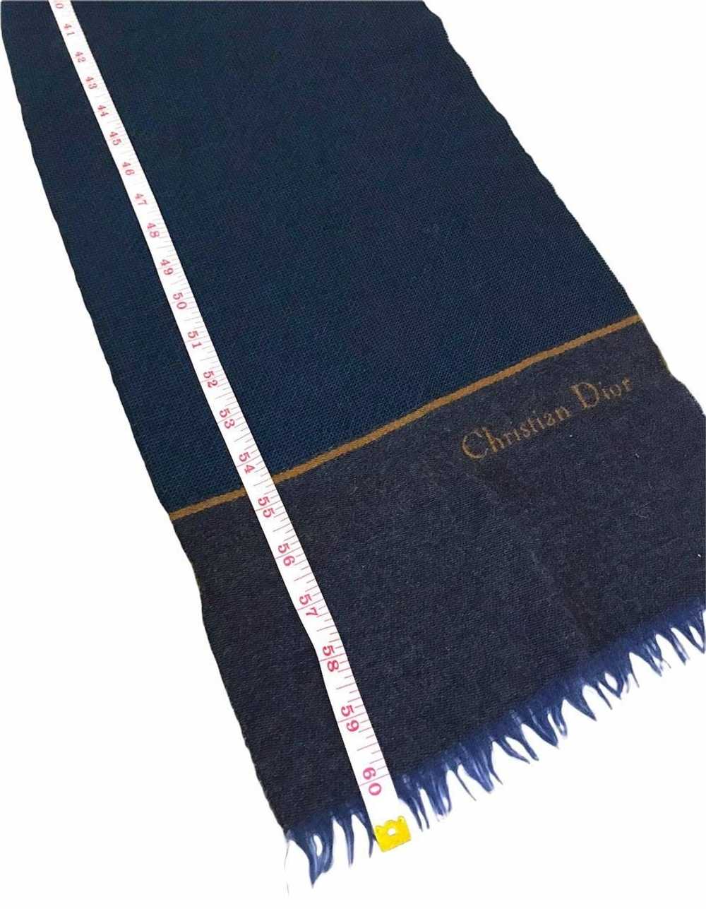 Designer × Winter Session Christian Dior Scarf / … - image 10