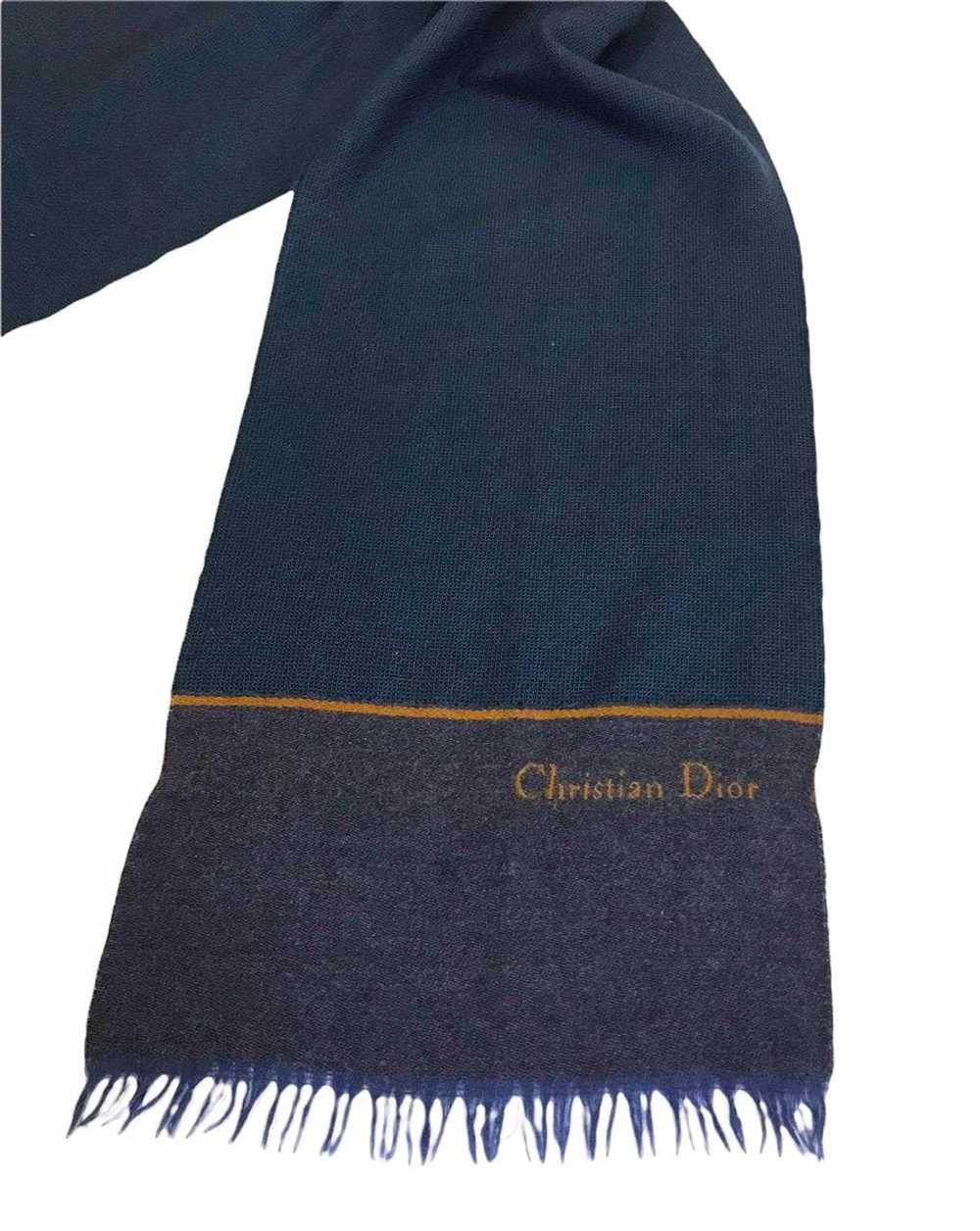 Designer × Winter Session Christian Dior Scarf / … - image 7