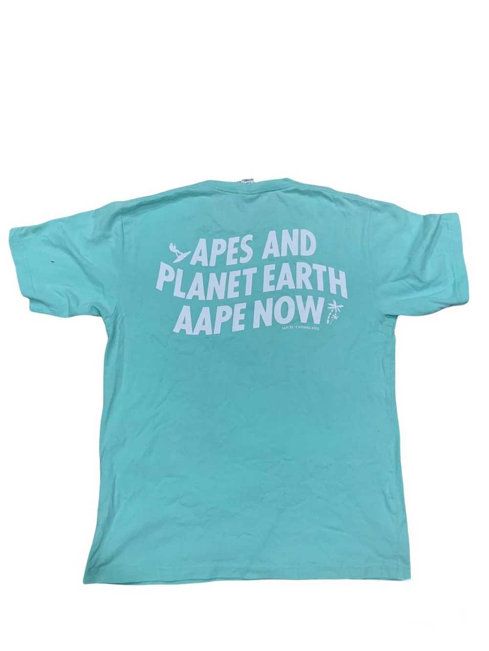 Aape Aape By Bathing Apes Big Logo Motto Shirt - image 2