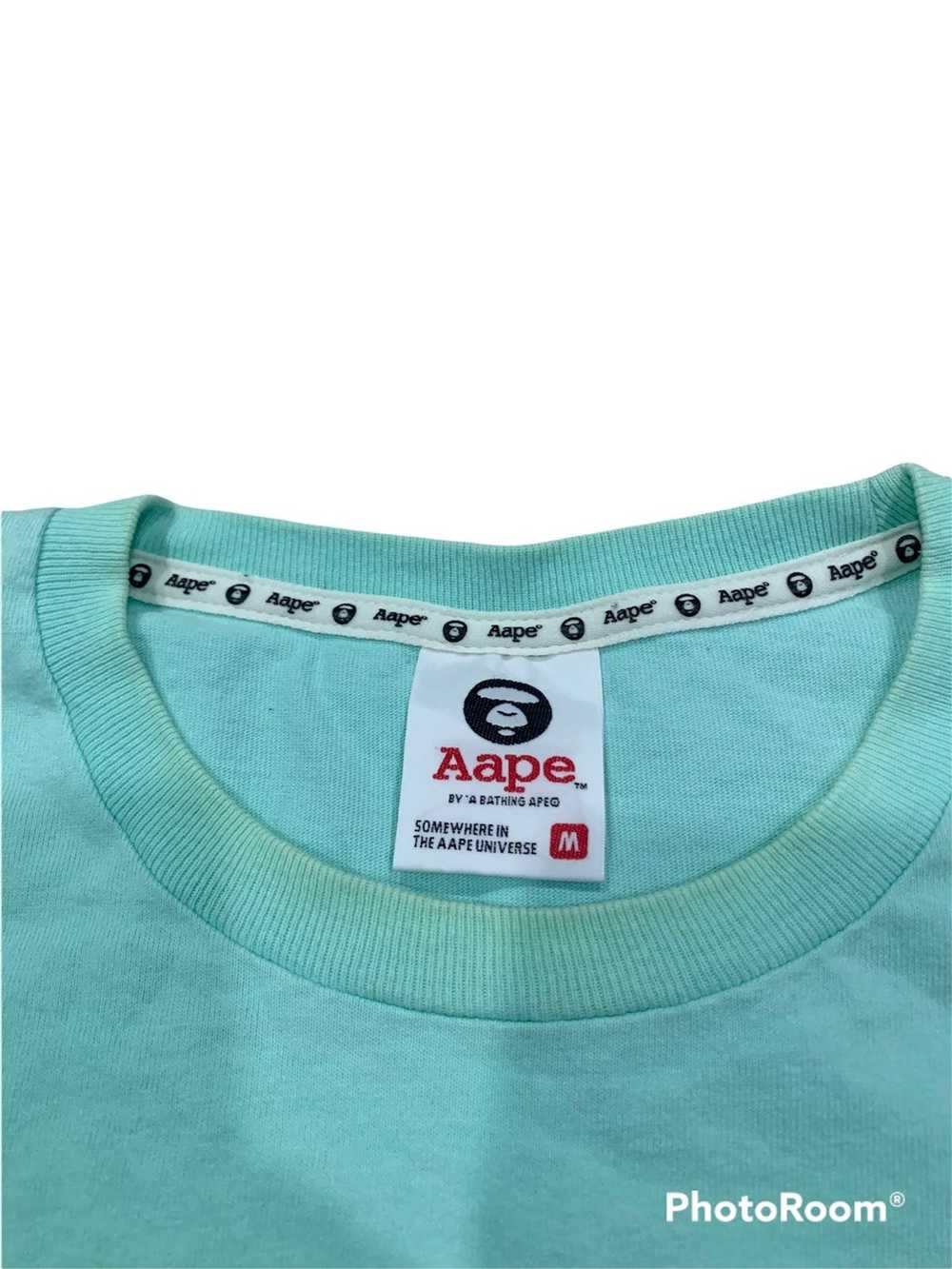 Aape Aape By Bathing Apes Big Logo Motto Shirt - image 4