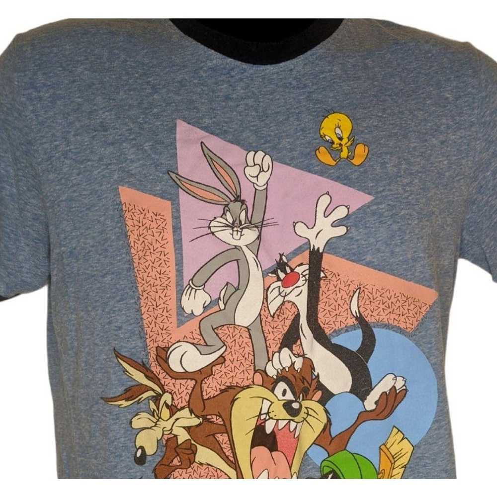 Warner Bros Looney Tunes Retro Ringer Tshirt Bugs Taz… - Gem