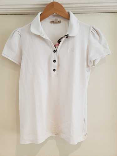 Burberry Burberry Brit White Polo Shirt Women Size