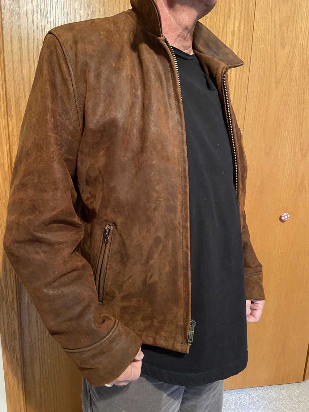 Overland Overland Nubuck Leather Jacket - image 4