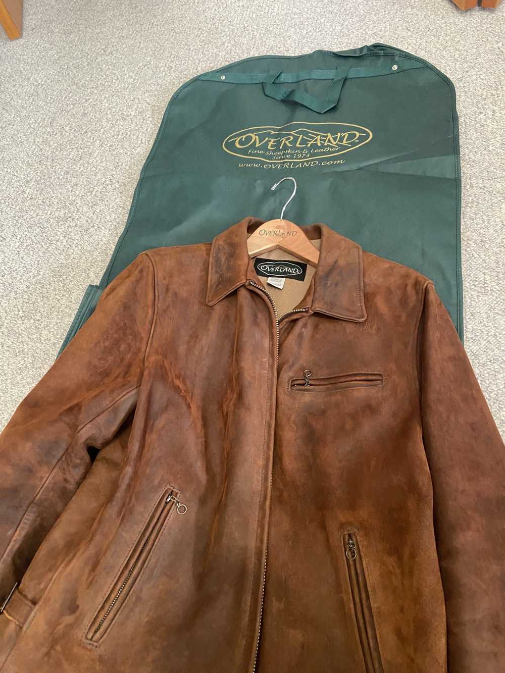 Overland Overland Nubuck Leather Jacket - image 5