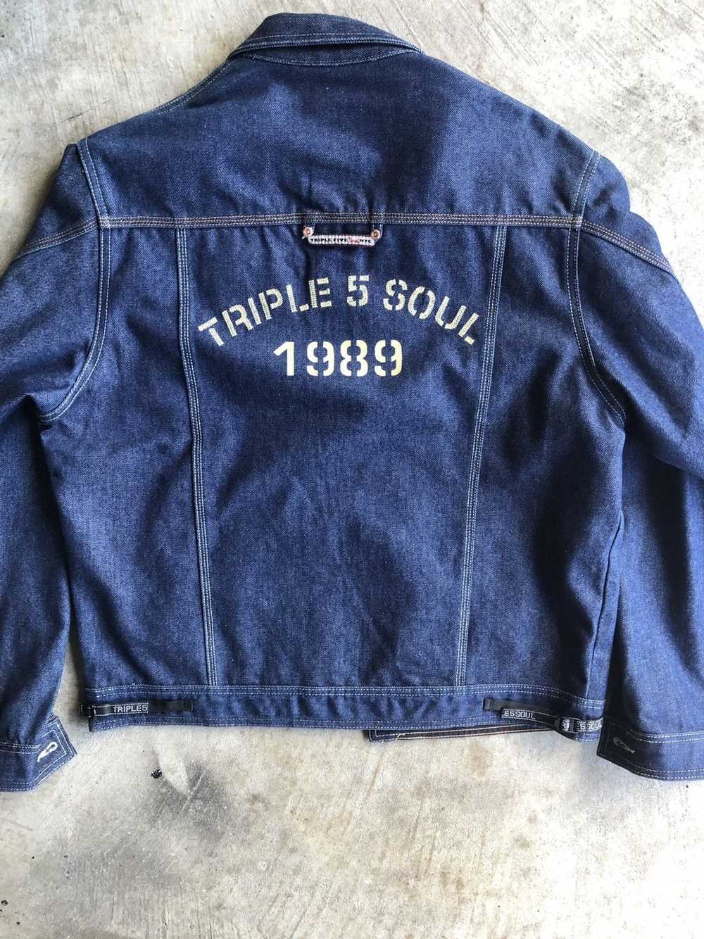 Denim Jacket × Vintage Vintage Triple 5 Soul rare… - image 4