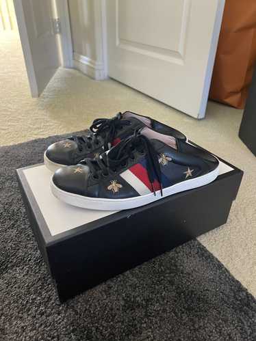 Gucci Gucci Black Ace Sneakers Slip on, Bees & Sta