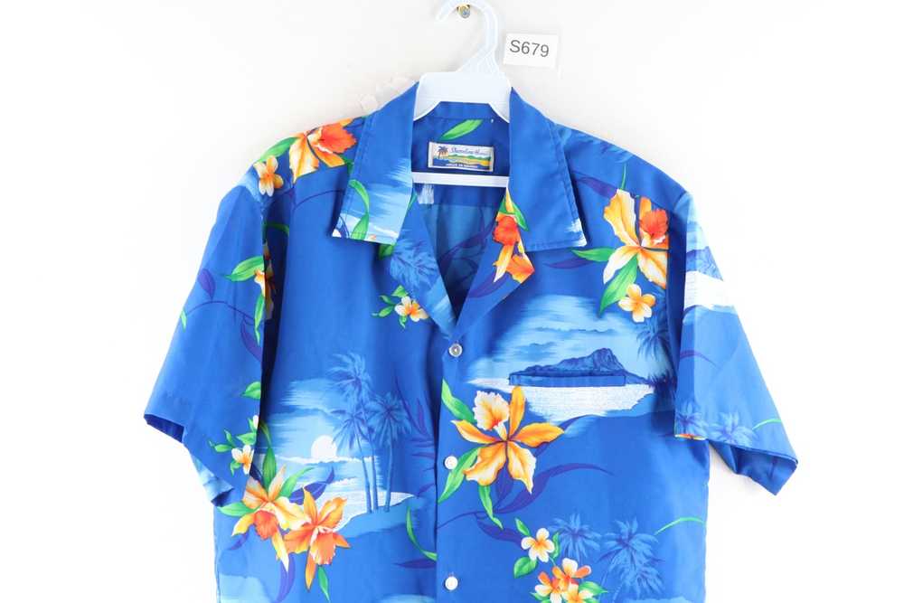 Vintage Vintage 70s Rockabilly Floral Hawaiian Bo… - image 2