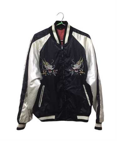 80s japanese souvenir jacket - Gem