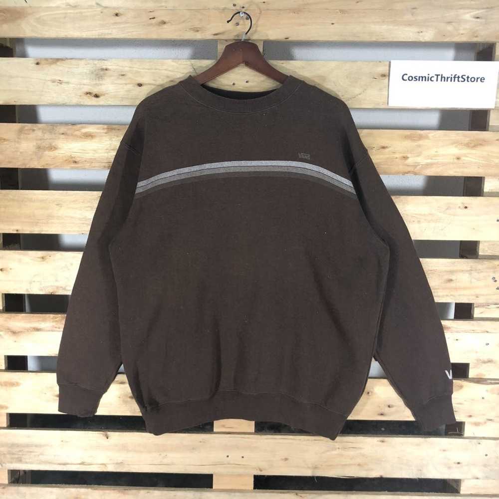 Vans × Vintage Vintage Vans Chocolate Sweatshirt … - image 1