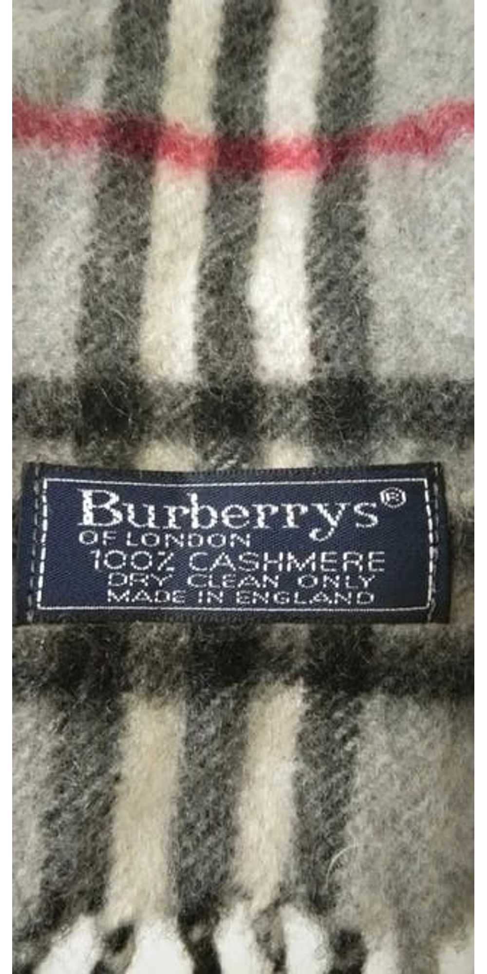 Burberry × Cashmere & Wool × Vintage BURBERRY CHE… - image 3