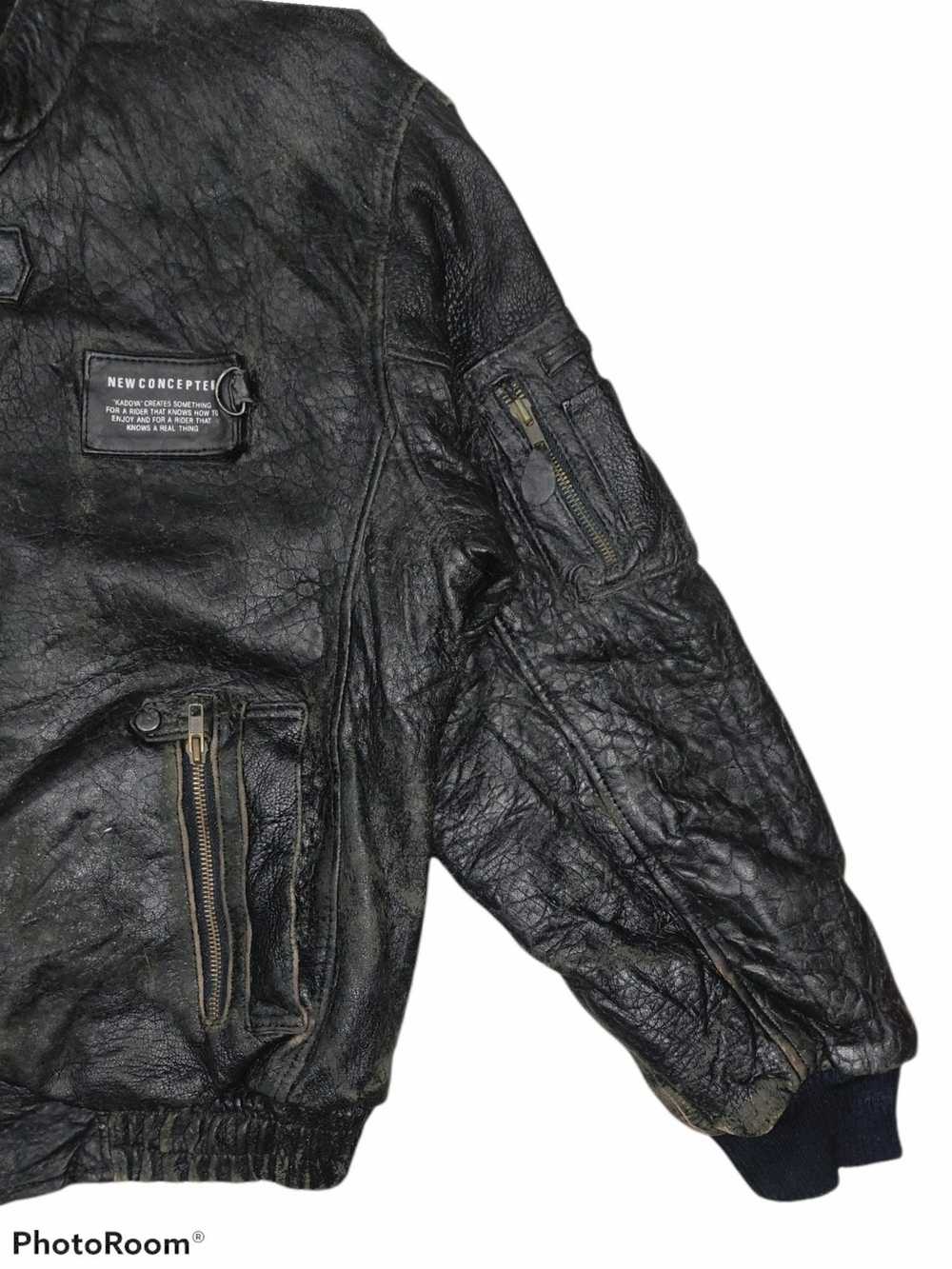 Designer × Japanese Brand × Leather Jacket New Co… - image 4