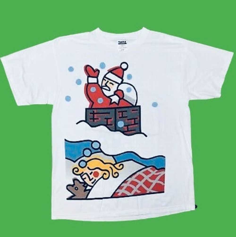 Tultex Vintage 90s USPS Santa Christmas T Shirt 1… - image 1