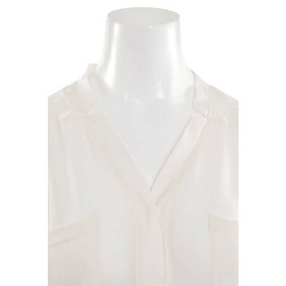 Love Token Soft White Sheer Silk Blouse - image 2