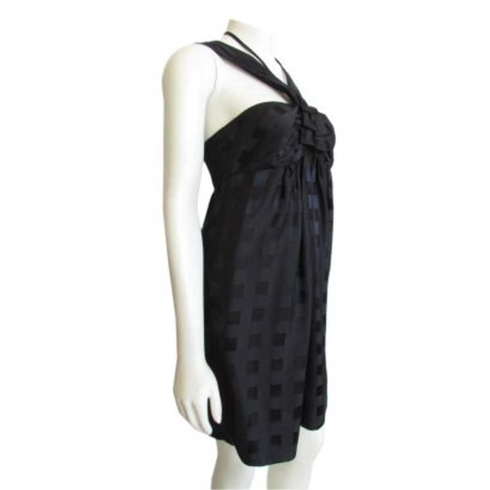Marc by Marc Jacobs Black Checkered Silk Dress - image 4