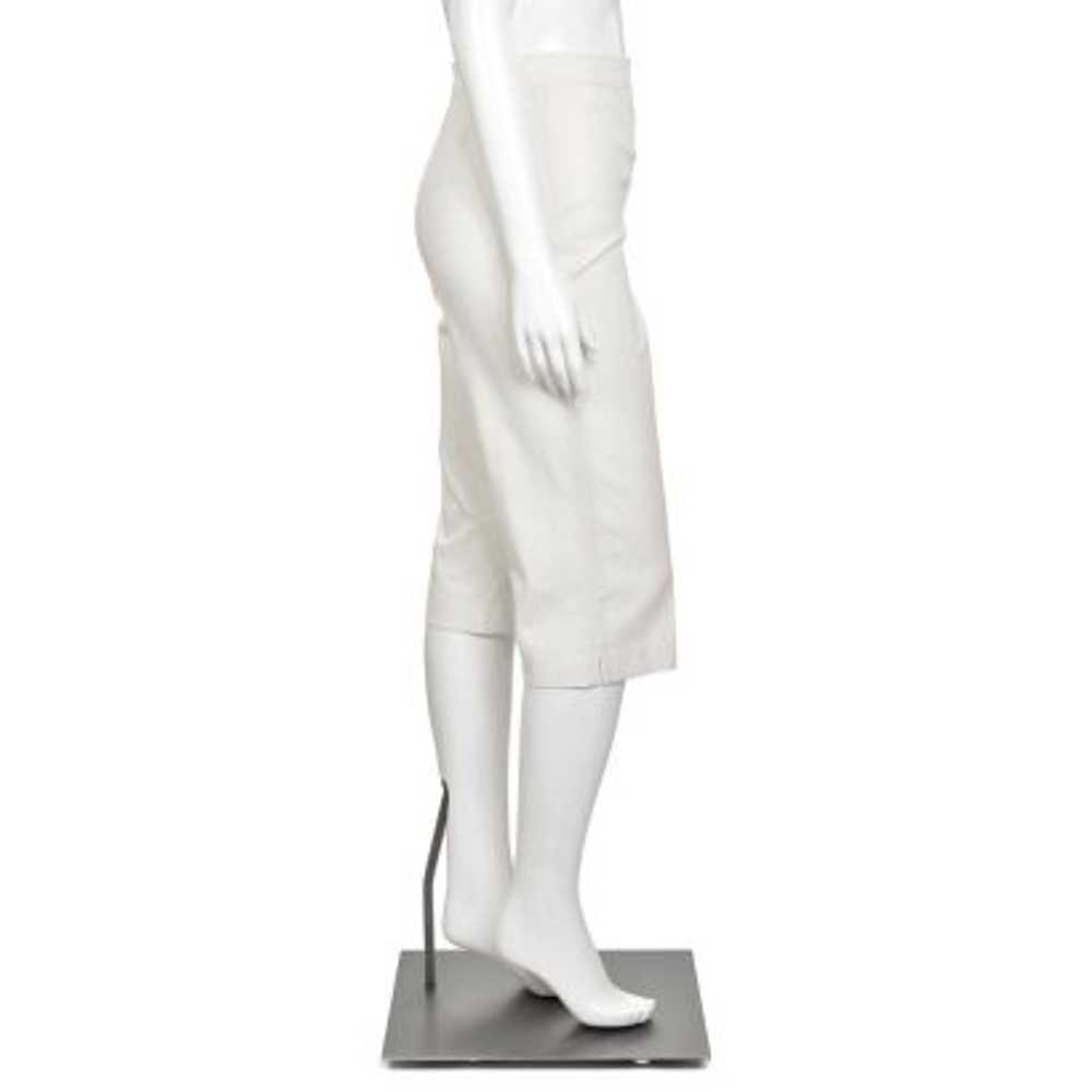 St. John Sport Off-White Cropped Cotton Pants - image 2