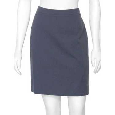 Calvin Klein Collection Straight Cut Wool Pencil S