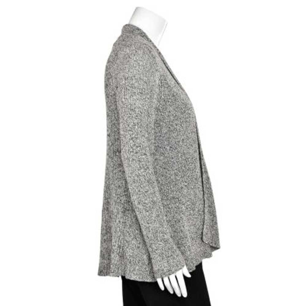 Eileen Fisher Black Natural Organic Linen Blend F… - image 4