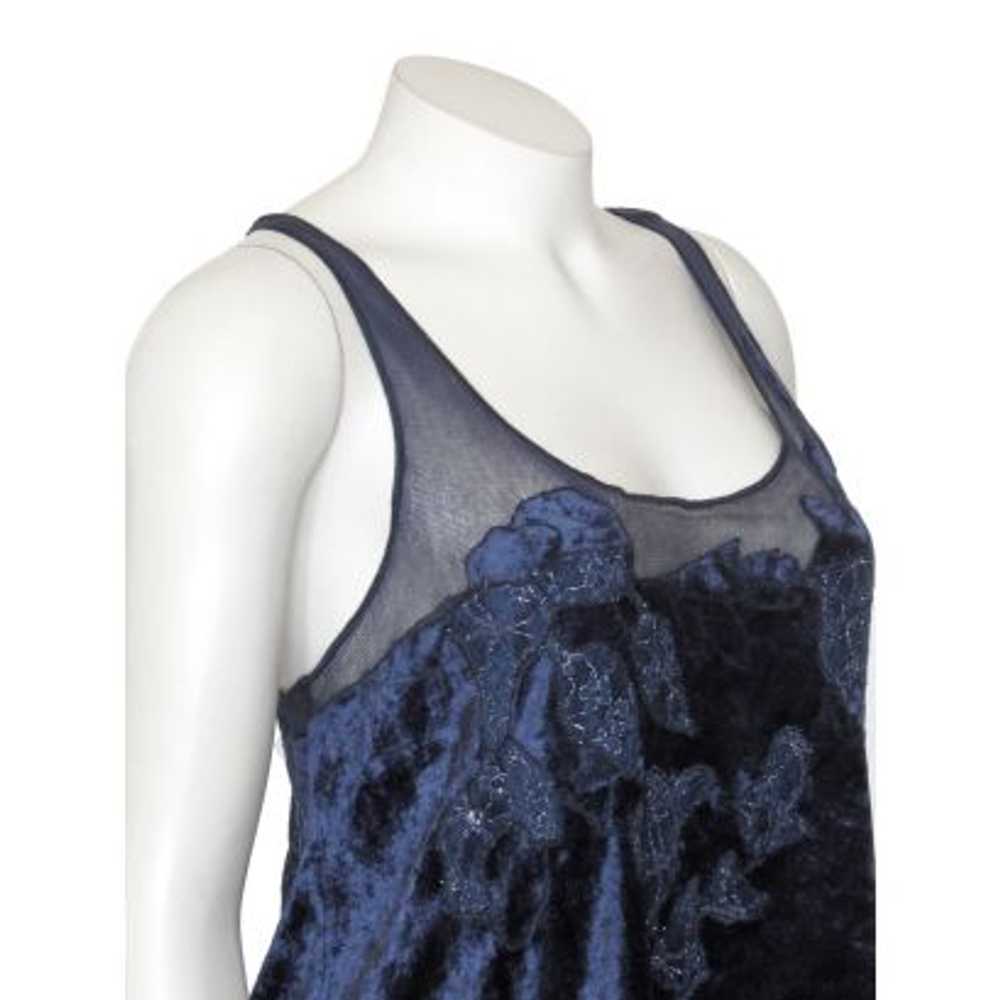 Free People Tulle Trimmed Velvet Tank Top - image 3