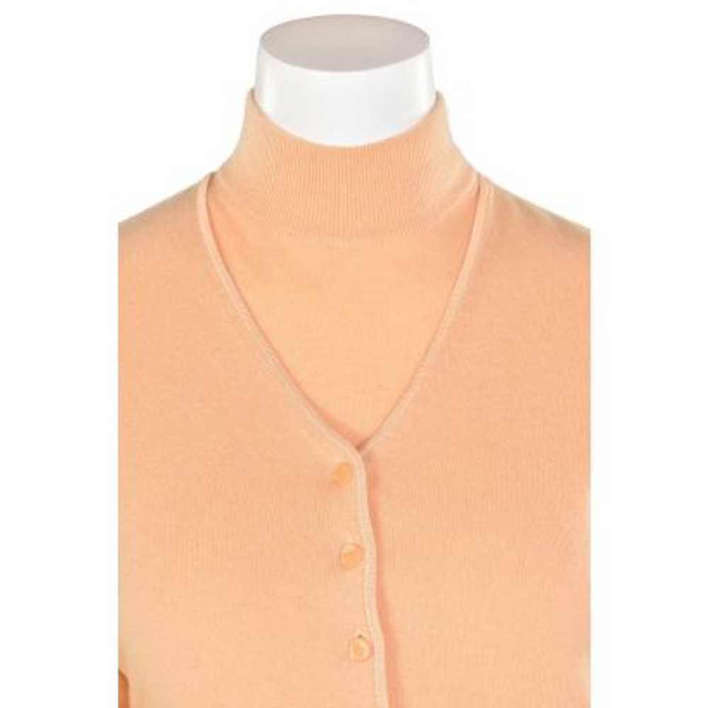 Escada Peach Knit Cashmere Blend Twinset - image 2