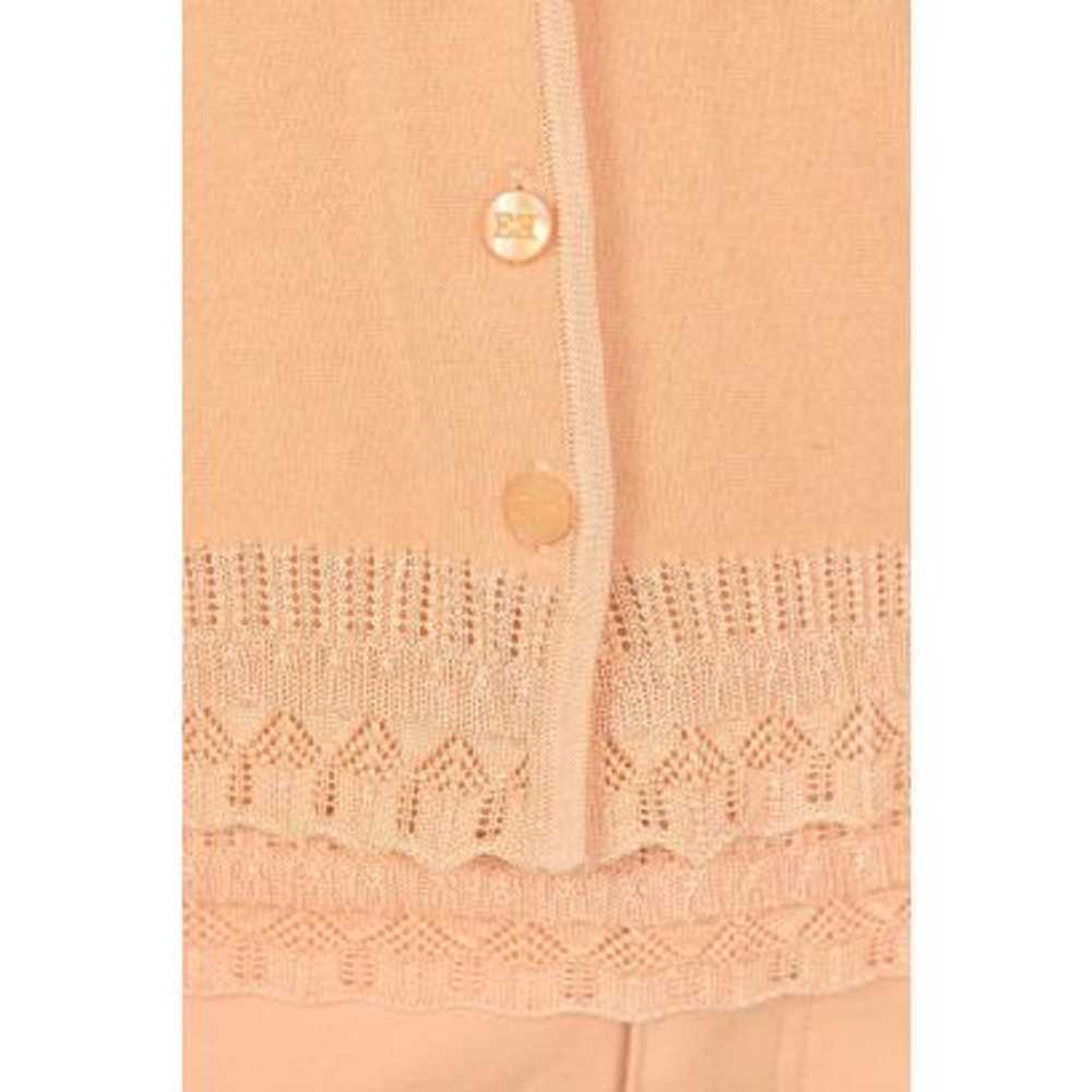 Escada Peach Knit Cashmere Blend Twinset - image 3