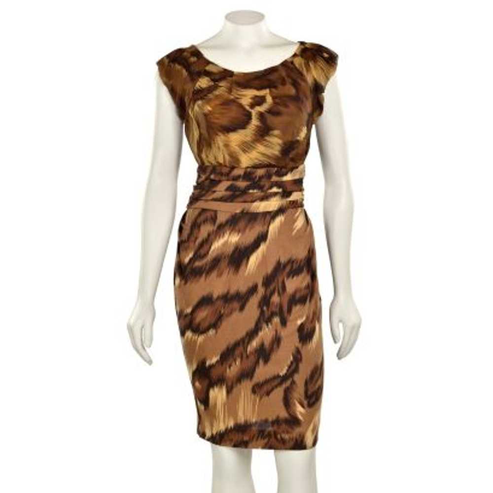 Diane Von Furstenberg Jamila Animal Print Dress - image 2
