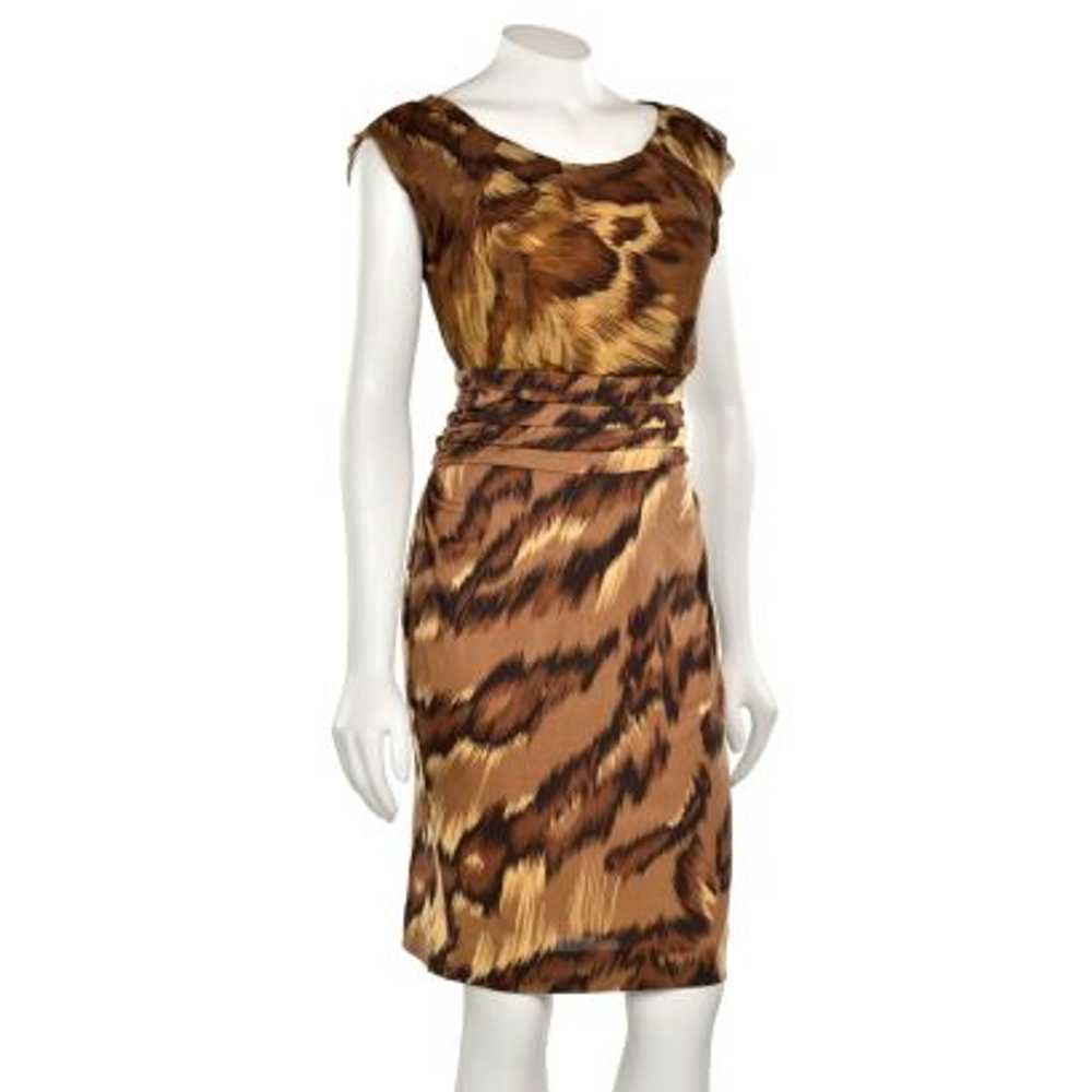 Diane Von Furstenberg Jamila Animal Print Dress - image 3